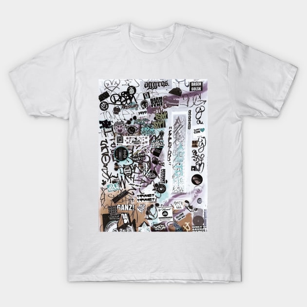 Graffiti Street Art Pop Style NYC T-Shirt by eleonoraingrid